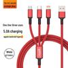 Coolker SJ28 3-в-1 5A Super Fast Charging Кабель для передачи данных Вилка CN (адаптер в комплекте)