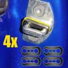 4Pcs Car Door Lock Sound Deadener Damper Buffer For Lada Vesta 2015 2016 2017 2018 2019 2020 2021 2022 2023 Reduce the Noise