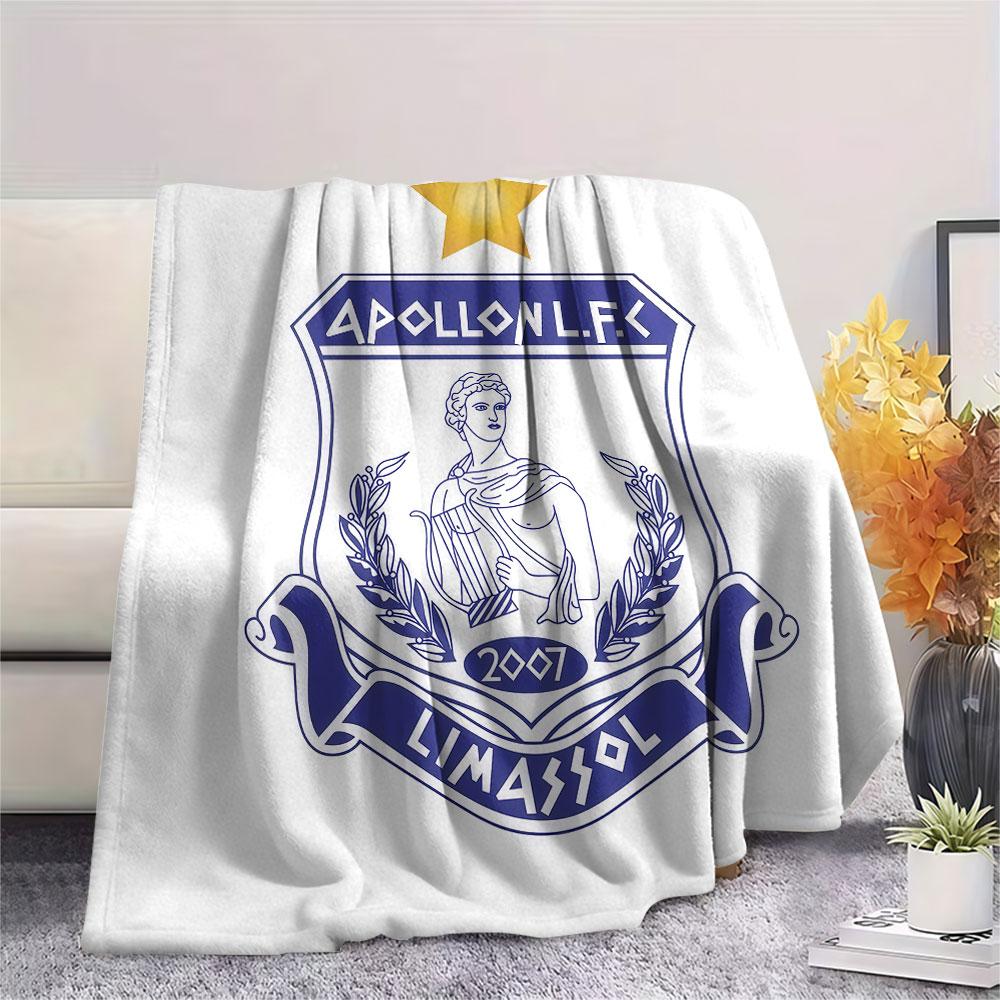 Apollon Limassol FC FlAannel Blanket, High quality Comfortable for All Seasons, Home Decor, Warmth and Comfort