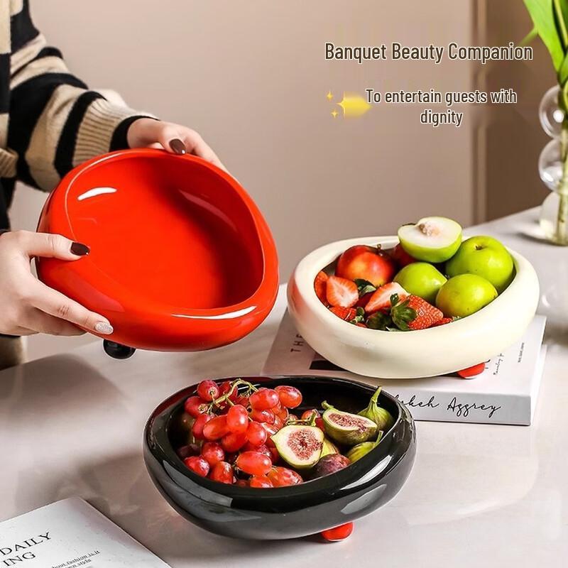 Ruhan Modern Luxury Handmade Ceramic Fruit Bowl