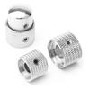 3Pcs Double Layer Dual Concentric Stacked Control Knobs Tone Volume Blend Knobs Cover  Guitar Parts