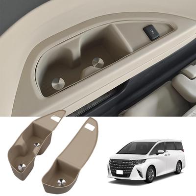 Резиновая накладка на подстаканник 3-го ряда для Toyota Alphard/Vellfire 40 серии, Чехол на подстаканник заднего сиденья автомобиля, Аксессуары для Alphard 40 серии, Детали для хранения, Автомобиль S