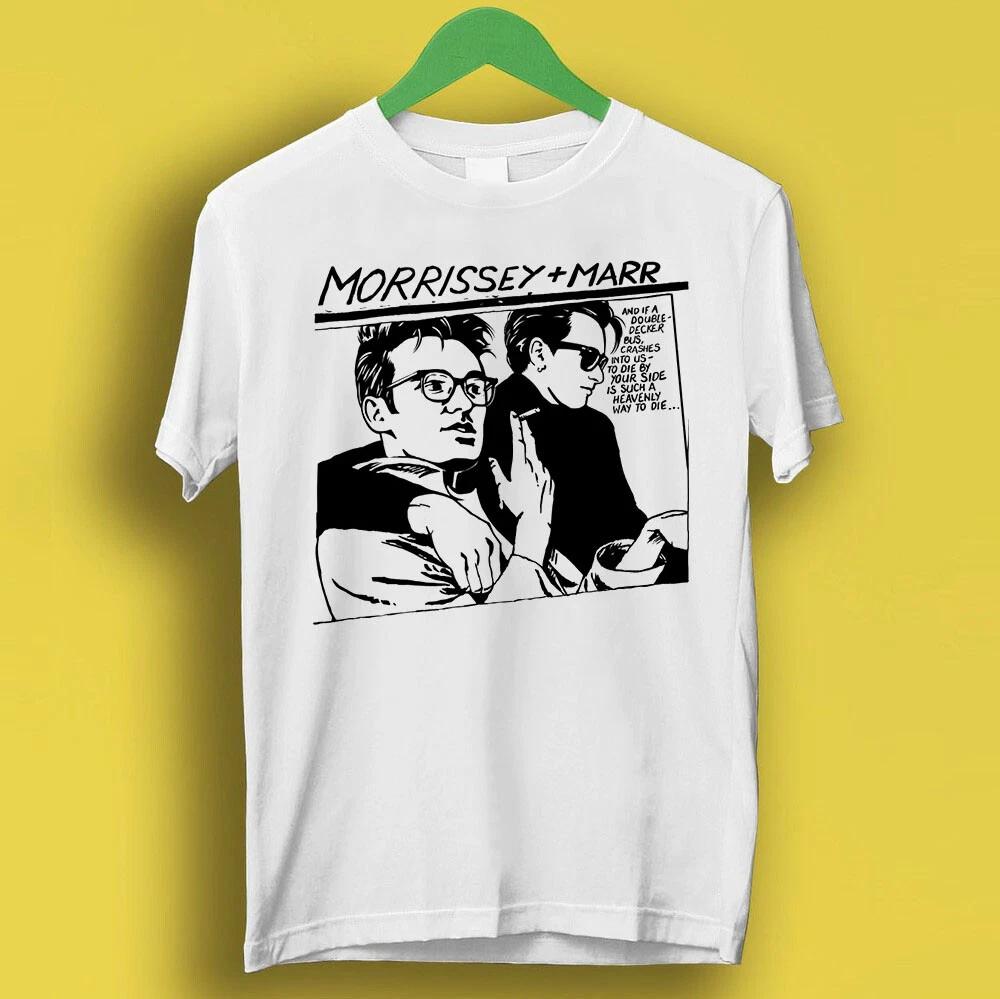 The Smiths Моррисси Марр Мультяшный Музыкальный Мем Ретро Крутой Подарок Футболка T Shirt P7288
