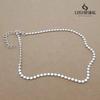 Genuine 925 Silver Flat Ball Chain Silver Anklet
