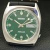 Seiko АВТОМАТИЧЕСКИЕ 6309A ЯПОНСКИЕ МУЖСКИЕ ВИНТАЖНЫЕ ЧАСЫ С ЗЕЛЕНЫМ ЦИФЕРБЛАТОМ a701582-5 R206b-a701582