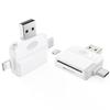 OTG Card Reader Multifunction 3-in-2 Type-C to SD USB Flash Reader Adapter with Camera Card Reader for PC/Laptop