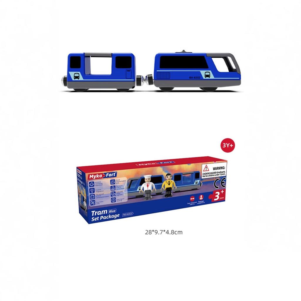 Поезд Тони EMU детская игрушка совместимая деревянная дорожка для езды на лошадях кукла Маленький человек