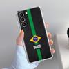 Чехол для телефона Samsung Galaxy S26 S25 S24 S23 S22 Ultra S20 S21 FE 5G Plus Мягкий прозрачный чехол Большой флаг Бразилии