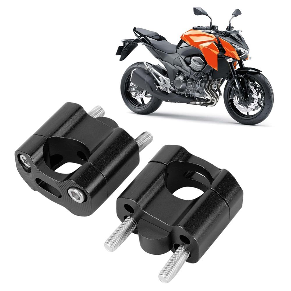 2pcs 22mm 28mm 1-1/8in 7/8in Motorcycle Handlebar Mount Clamps For Pit Bikes