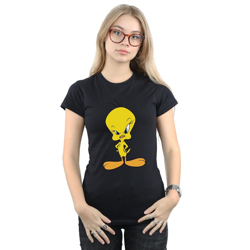 Looney Tunes Womens/Ladies Angry Tweety Cotton T-Shirt