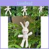 Adorable Miniature Corn Rabbit Plush Toy Keychain Doll Soft Stuffed Animal