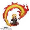 Строительные блоки Клинок, рассекающий демонов Мини-фигурки персонажей Наруто Камадо Танджиро Камадо Фигурка Настольный коллекционный предмет Подарок на день рождения Игрушка