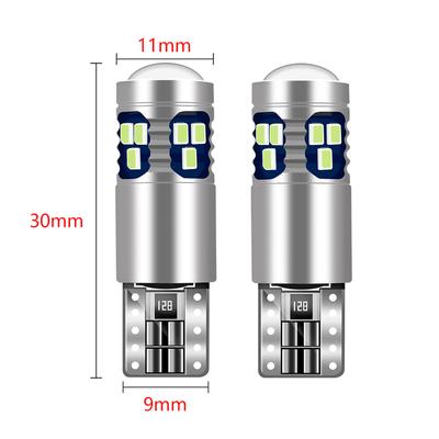 2 шт. Автомобильная сигнальная лампа T10 W5W Led Canbus лампы 18SMD 2014 чипы W5W 168 194 автомобильный светильник для чтения в салоне клиновые боковые лампы 12 В