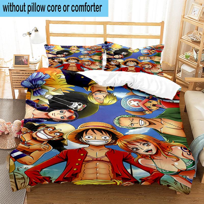 3PCS pirate Adventurous Journey 3pcs Bedding,Including 3PCS Duvet Cover And 2pcs Pillowcases Perfect for Christmas,Ideal for Bedroom, Dormitory