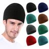 Unisex Warm Knitted Woolen Beanie: Fashionable Hip Hop Streetwear Melon Cap