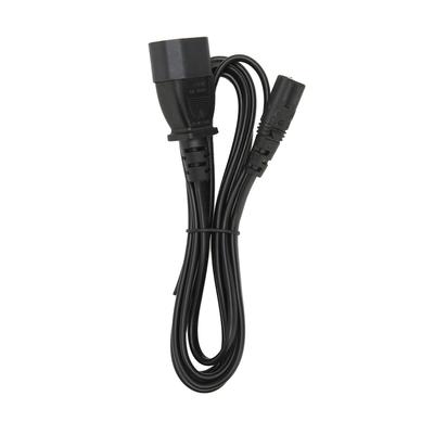 Кабель IEC320 C14 - C7 Папа-Мама Кабель-адаптер питания для ЖК-монитора, принтера, цифровой камеры 6,6 фута