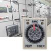 Реле времени H3Y2 8 контактов регулируемое высокая точность бытовая техника электротовары 010s220VAC
