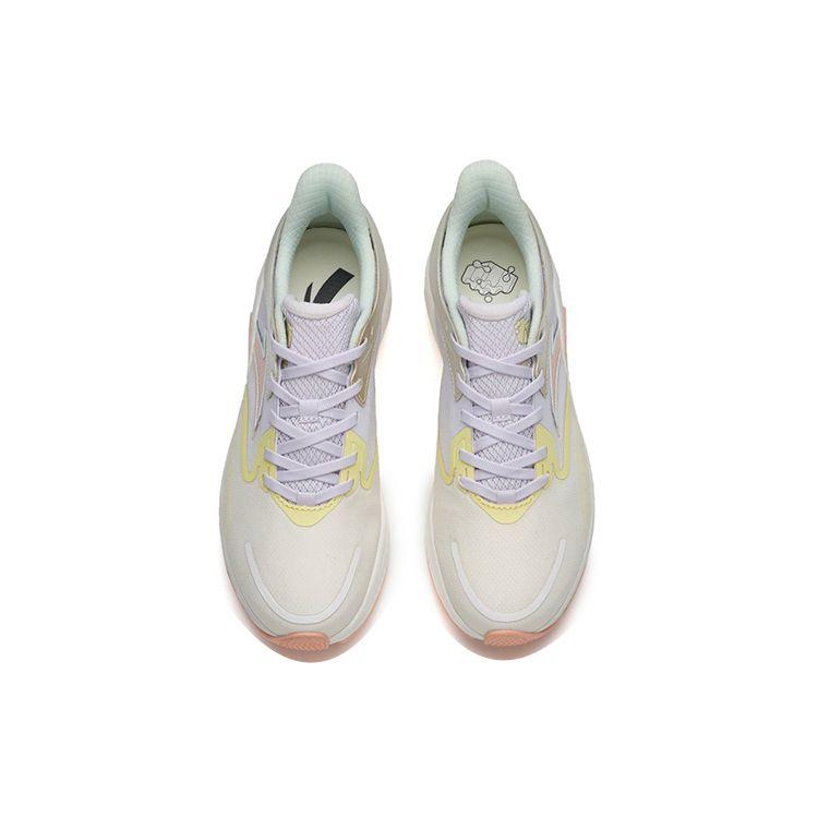 Anta Lightweight Breathable Shock Absorbing Non-Slip Durable Running Shoes Women Sneakers White Blue Purple 122235556-4