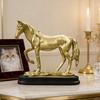 Имитация фигурки лошади Приносит удачу Богатство Лошадь Полимерная статуэтка Фэншуй украшение Домашний офис Настольный орнамент Год Лошади Подарок