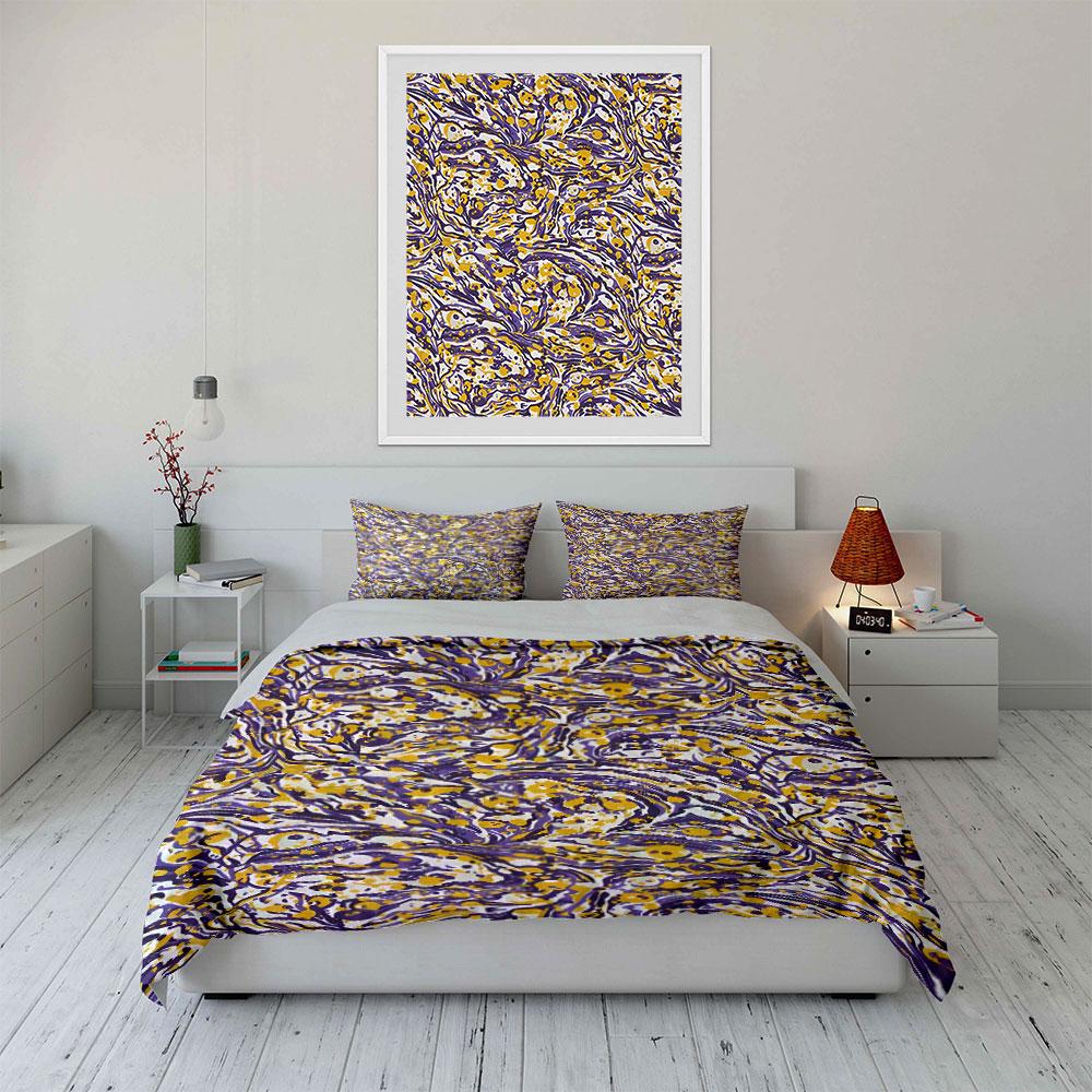 Abstract floral swirls pattern. Bedding sets Duvet cover sets Duvet covers Pillowcases(1 * Duvet Cover 2 * Pillowcases without duvet insert)
