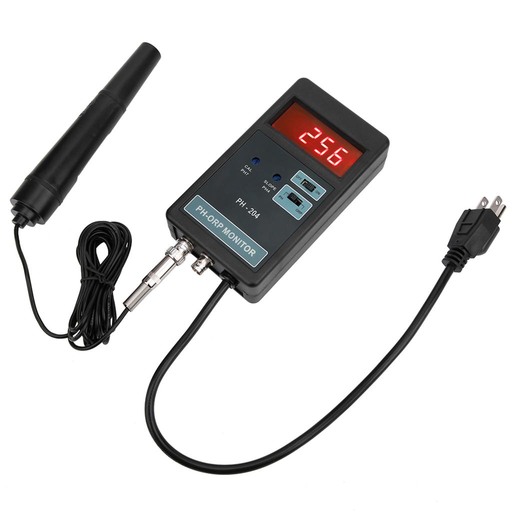 Digital LED Display PH ORP Temperature Control Monitor Meter Tester Monitoring EquipmentUS Plug 110V