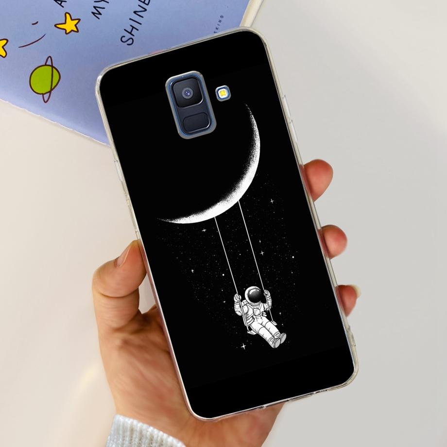 Чехлы для Samsung Galaxy A6 2018 задняя крышка телефона SM-A600 A600F для samsung A6 plus 2018 A605 A605F A6+ Fundas защитный чехол
