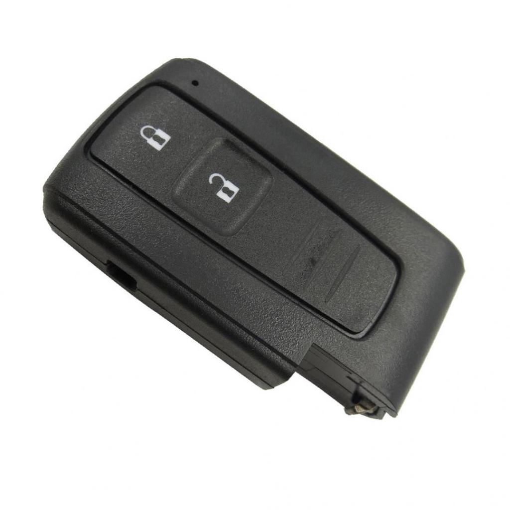 2 Button Card Cover Car Key Case for Prius 2004-2009 Corolla Verso Camry
