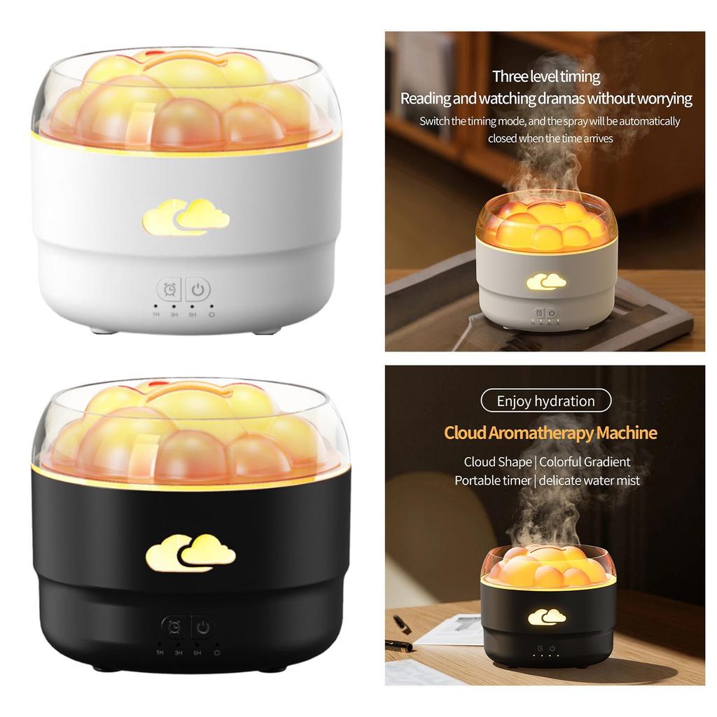 Essential Oil Diffuser Silent Mist Humidifier Table Desk Air Humidifier LED Lights for Housewarming Yoga Christmas Bedroom SPA