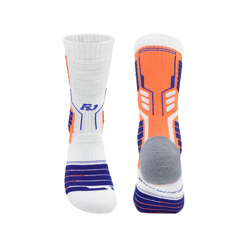 Non-Slip Professional Basketball Socks Men'S Medium Tube American Thickened Towel Bottom Women'S Sweat-Absorbing And Breathable Sports Socks Men'S