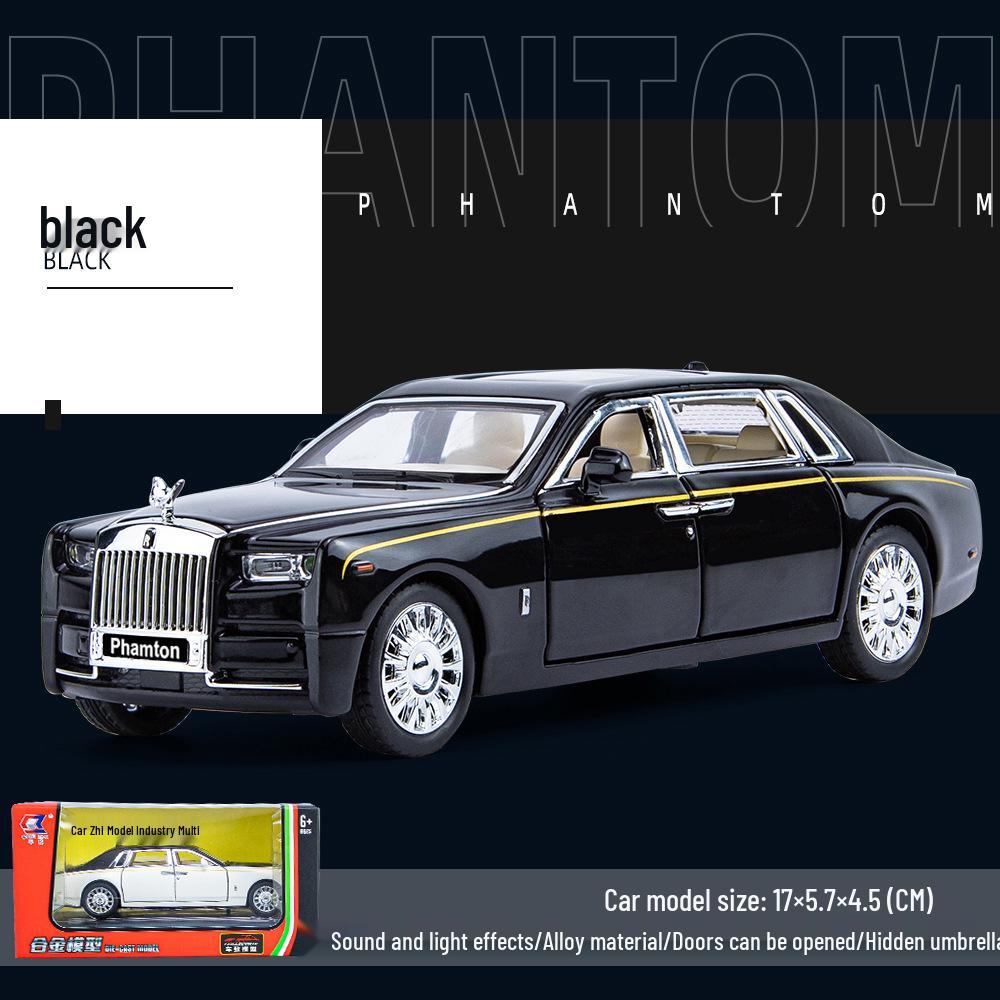 1:32 Diecast Phantom Car Model with Lights & Sound Effects, Toy for Boys