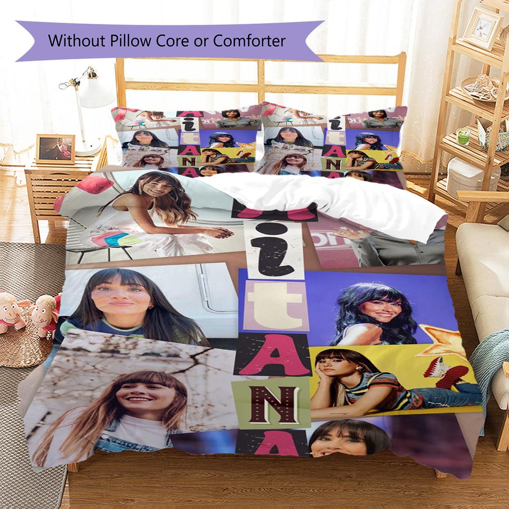 Aitana Pattern Bedding,Quilt Set Quilt Cover Pillowcase Home Birthday Gift (1 * duvet cover + 2 * pillowcase, without core)