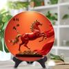 Horse Year Photo Frame Decorations Wooden Desktop Ornament Home Decor Home Decor Ornament  Office
