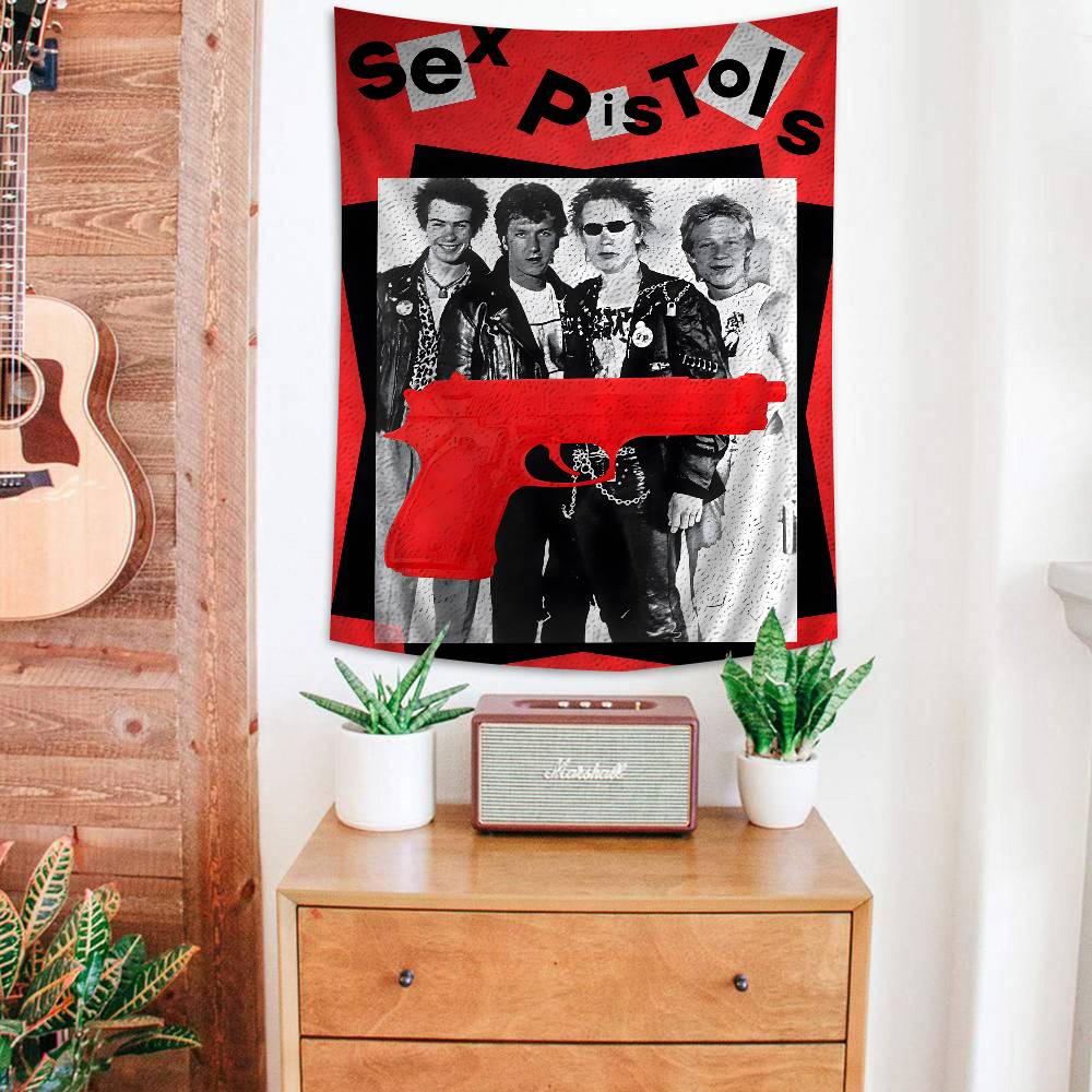 SSex PPistols Rock Band Wall Tapestry Bohemian Wall Tapestries Mandala Wall Hanging Home Decor