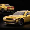 1:24 Dodge Challenger SRT Hellcat Гальваническая версия Модель автомобиля из сплава Игрушечная машинка Детские игрушки для детей Рождественские подарки Игрушка для мальчика