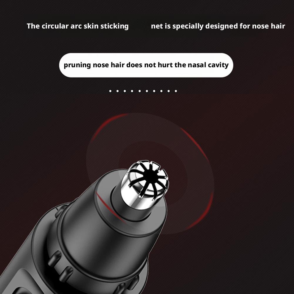 Электрический триммер для носа для мужчин, перезаряжаемые ножницы для волос в носу, очиститель для носа, бритва и триммер для волос в носу