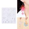 Snowflake Silicone Mould Christmas Resin Mold for DIYs Keychain Pendant Ornament Molds Accessories Jewelry Making Tools