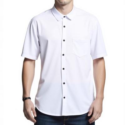Мужские рубашки с коротким рукавом на пуговицах с отложным воротником, повседневные летние домашние рубашки