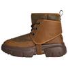 JLD Sheepskin Warm Versatile Comfortable Short Snow Boots Men Boots Brown 1171351-CHE