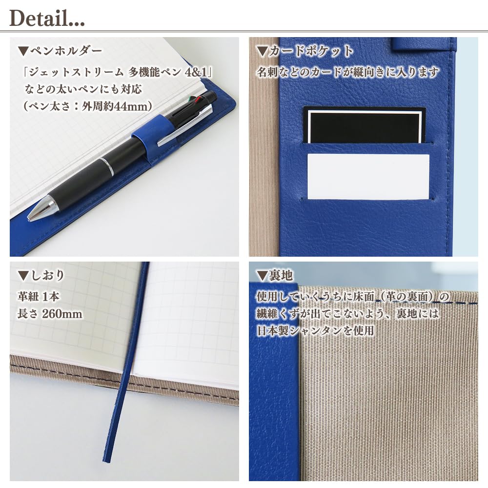 Обложка для блокнота формата А5, мягкая, без ремня, натуральная кожа, кожа, серый, бежевый x (Печать Эл) (06. фиолетовый)