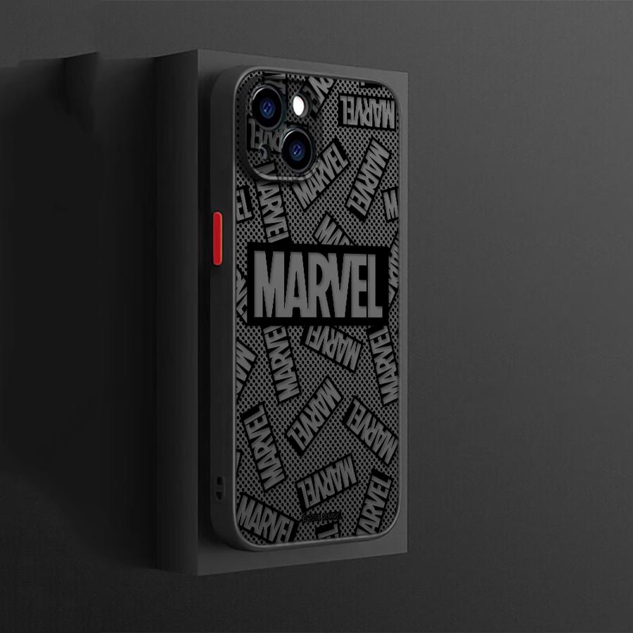 Задняя крышка-чехол для телефона для iPhone 17 Pro Max 16 Plus XS XR 11 14 17e 12 13 Mini Air 15 7 8 SE Логотип Героя Marvel