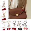 Подвеска в виде сумки Cherry Bag Charm Смола Вишня Брелок Модный сплав Ювелирные изделия Ключ Аксессуар Подарок для Модных Женщин Девочек