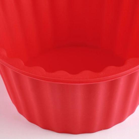 3Pcs/Set Cake Molds Non-stick Easy Demoulding Soft Texture Tear Resistant Baking Silicone Big Top Giant Cupcake Fondant Moulds Cake Bake Tool