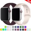Силиконовый ремешок для Apple Watch Band 44 мм 40 мм 45 мм 41 мм 49 мм 42 мм 45 44 мм браслет iwatch series 7 se 3 5 6 8 9 Ultra 2 ремешки