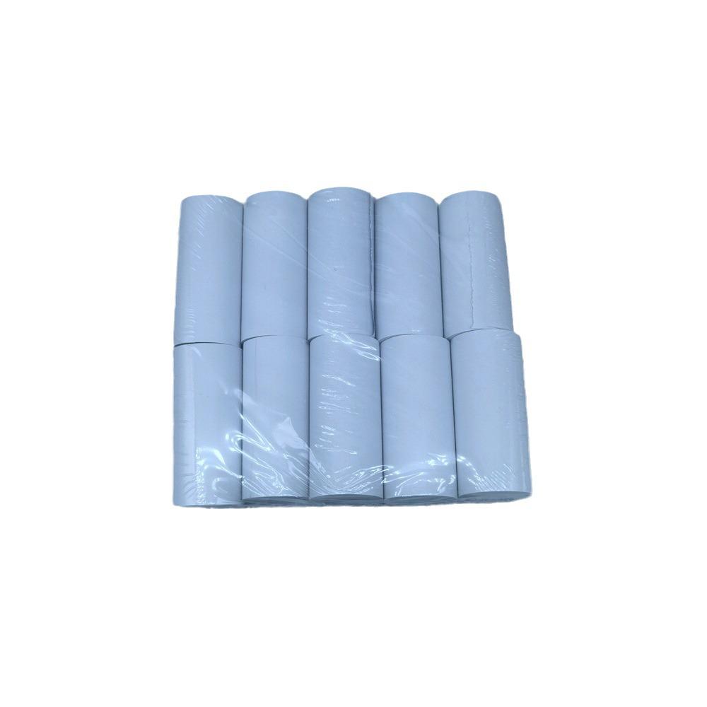 Универсальная самоклеящаяся термобумага в рулоне 57×25 для карманных принтеров (без сердечника)