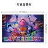 Inside Out Birthday Decorations Tapestry Tablecloth Wall Hanging Photo Backdrop Photography Background Paper Backdrop Photography Happy Birthday