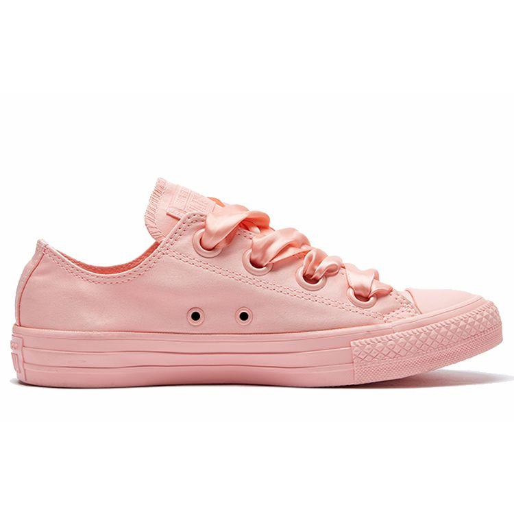 Converse Кеды Chuck Taylor All Star с низким верхом, парусиновые, женские, кораллово-красные, 564608C