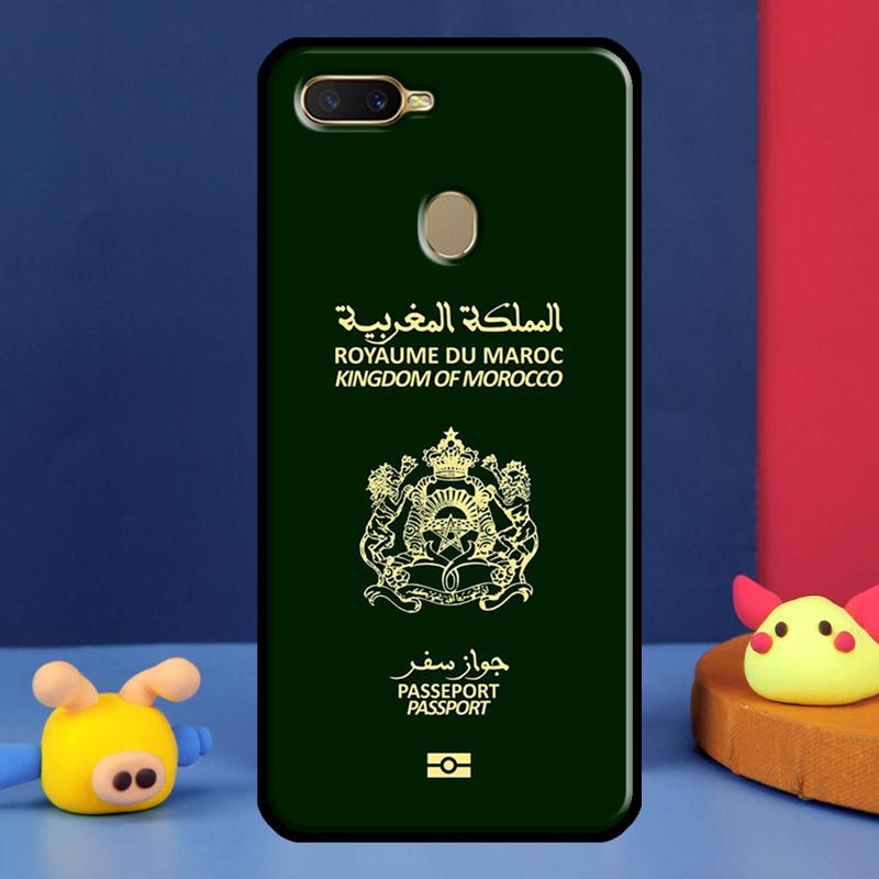 Чехол для телефона Oppo A54 A57 S A78 A58 A98 A5 A9 A91 A15 A16 A17 A52 A72 A76 A96 A74 A94 A77 с флагом Марокко