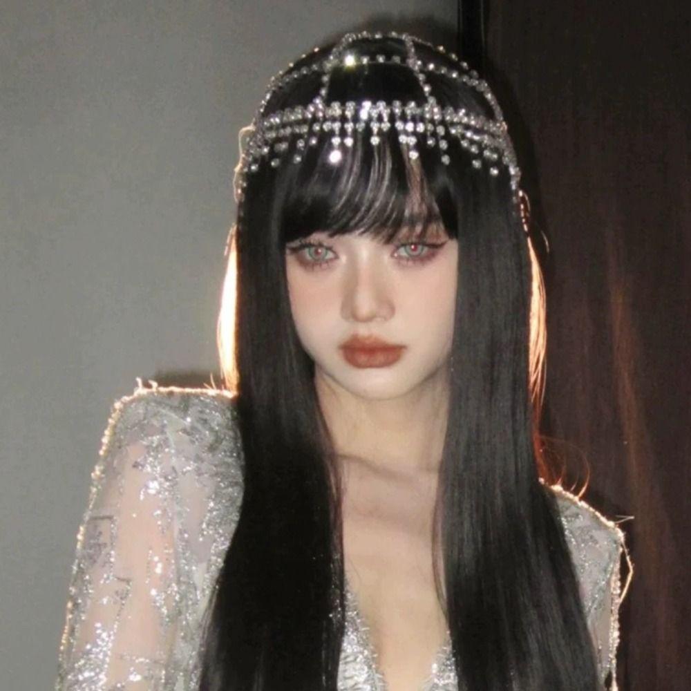 Performance Show Crystal Rhinestone Hairband Luxury Boho Headband Women Jewelry