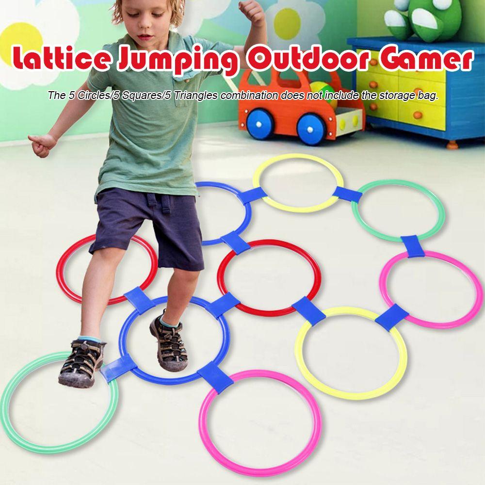 Sale Indoor Carnival Game Outdoor Sensory Play Kids Sports Hopscotch Outdoor Toys Jump Circle Ring