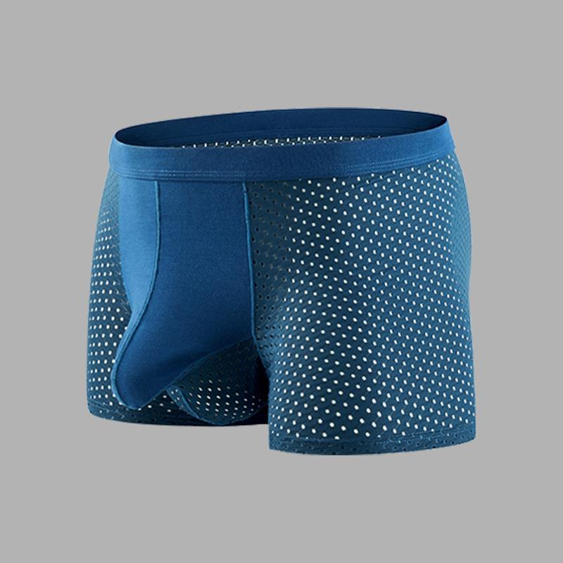 Мужские дышащие трусы-боксеры Ice Silk Mesh